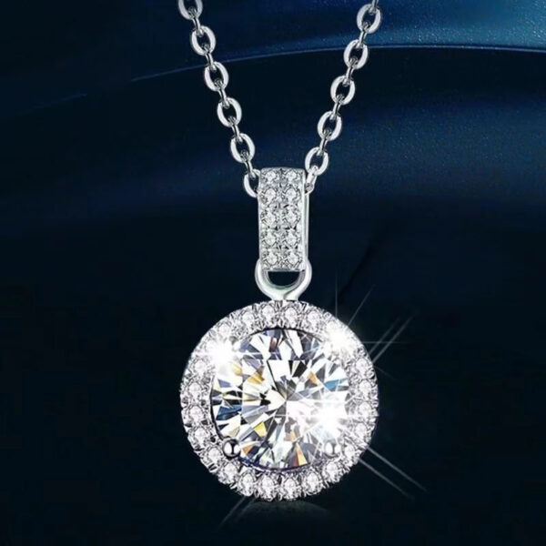 ⁦שרשרת אבני moissanite⁩ – תמונה ⁦2⁩