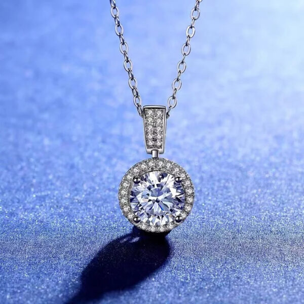 ⁦שרשרת אבני moissanite⁩ – תמונה ⁦3⁩
